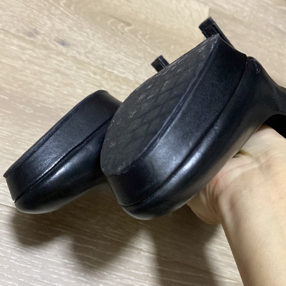 ROCKPORT ADIPRENE BY ADIDAS PLATFORM HEELS BLACK SIZE 6.5 new - Picture 9 of 10